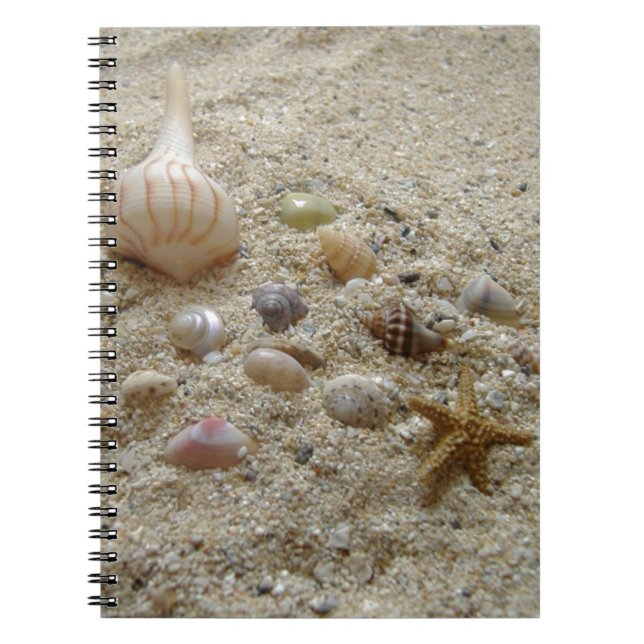 Cuaderno Diario De Escritura De Arena De Playa (Frente)