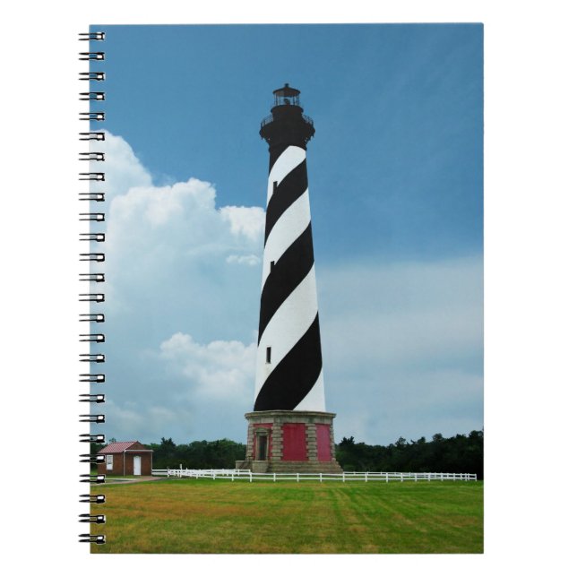 Cuaderno Diario de escritura del faro de Cape Hatteras (Frente)