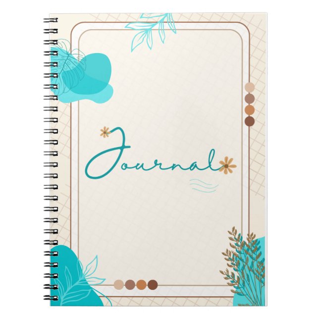Cuaderno Diario de estilo tropical (Frente)