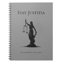 Cuaderno Diario de estudio de la Dama de la Justicia Gris E