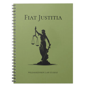 Cuaderno Diario de estudio de la Dama de la Justicia para e