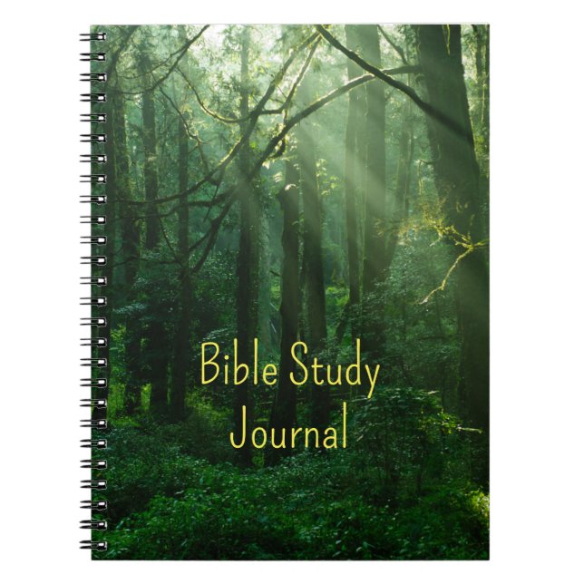 Cuaderno Diario de estudio sobre la biblia forestal pacífic (Frente)