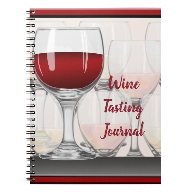 Cuaderno Diario de evaluación de vinos (Frente)