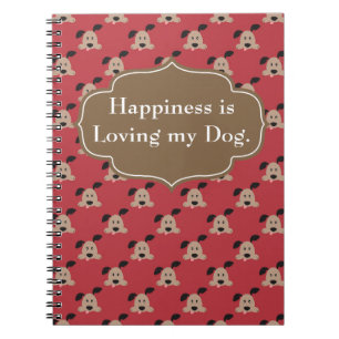 Cuaderno Diario de Felicidad es Perro Amoroso
