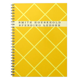 Cuaderno Diario de finanzas domiciliarias de libro mayor de