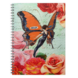 Cuaderno Diario de Flapper de Mariposa