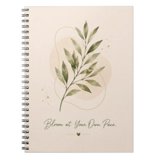 Cuaderno Diario de florece a tu propio ritmo