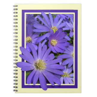 Cuaderno Diario de flores de margarita personalizada para p