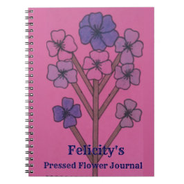 Cuaderno Diario de flores prensadas de Felicity