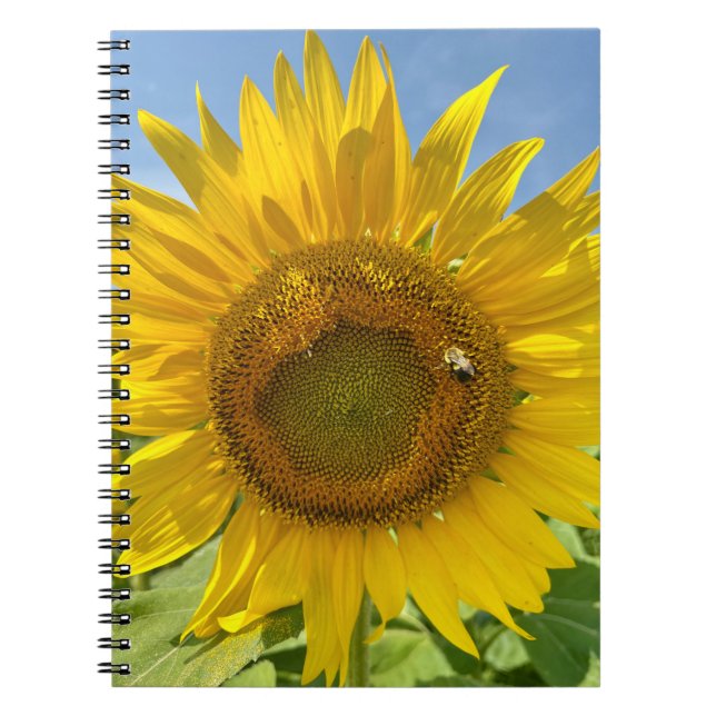 Cuaderno Diario de fotografía BuZZy Bee & Sunflower (Frente)