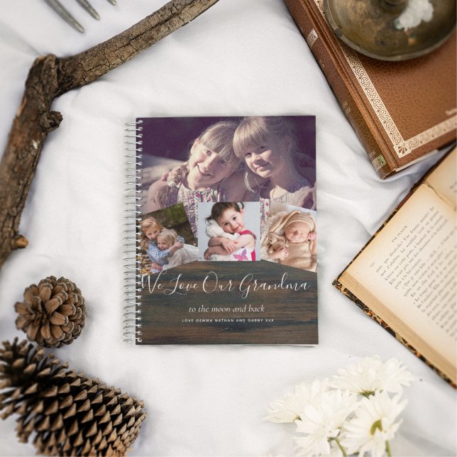 Cuaderno Diario de fotos Abuela Abuelo Abuelo Personalizado (Subido por el creador)