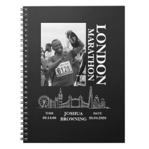 Cuaderno Diario de fotos de medalla personalizada del Marat