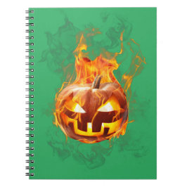 Cuaderno Diario de fotos místico monocromo de Halloween