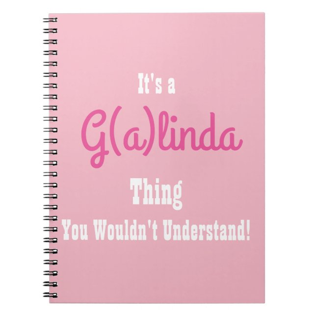 Cuaderno Diario de Galinda (Frente)