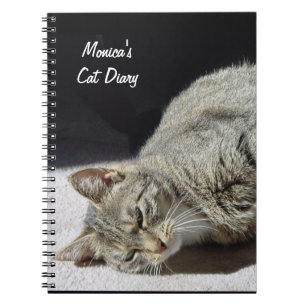 Cuaderno Diario de gato de Personalizable