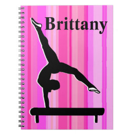 Cuaderno DIARIO DE GIMNASTICA DE PINK DE bonito