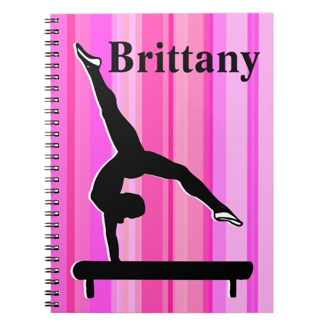 Cuaderno DIARIO DE GIMNASTICA DE PINK DE bonito (Frente)