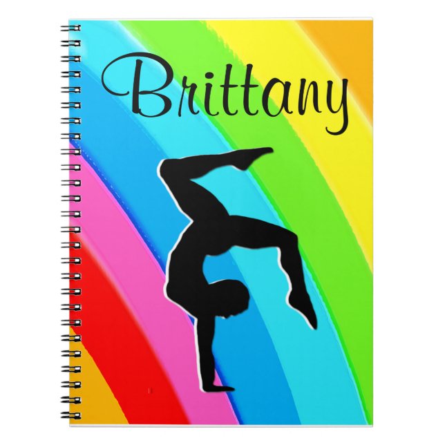 Cuaderno DIARIO DE GIMNASTICA PERSONALIZADA POR bonitos (Frente)