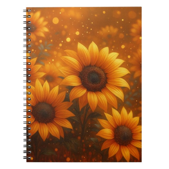 Cuaderno Diario de girasol (Frente)
