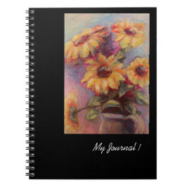 Cuaderno Diario de girasol
