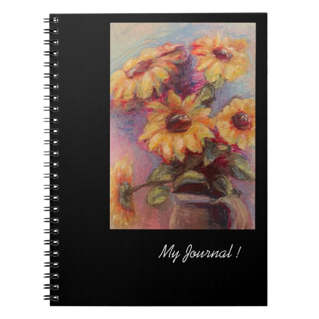 Cuaderno Diario de girasol (Frente)