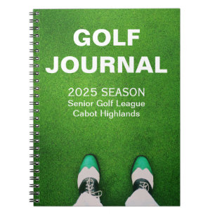 Cuaderno Diario de Golf Personalizado Personalizado