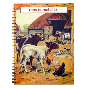 Cuaderno Diario de granja 2026
