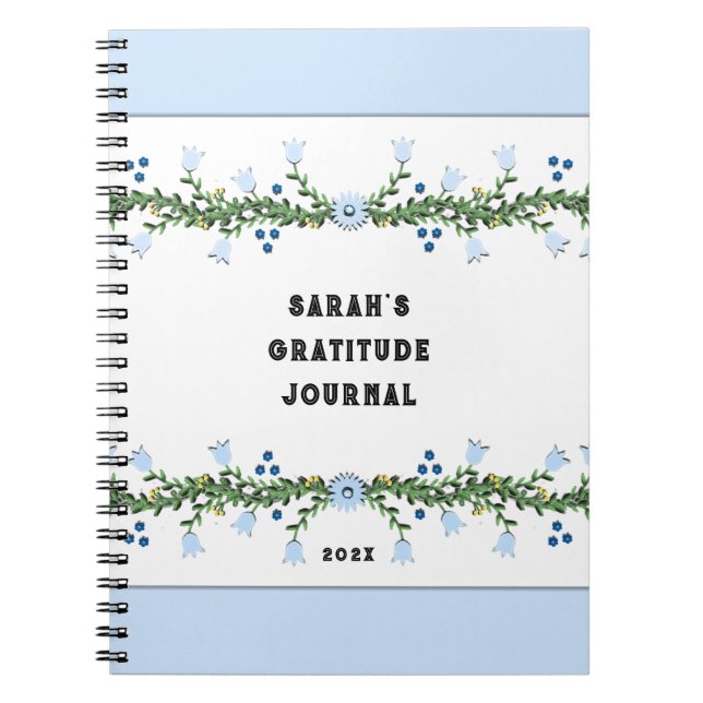 Cuaderno Diario de gratitud (Frente)