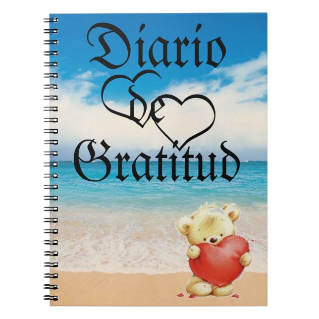 Cuaderno Diario de Gratitud Agenda (Frente)
