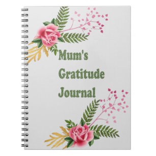 Cuaderno Diario de gratitud de mamáes