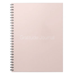 Cuaderno diario de gratitud del personalizado rosa negro mi