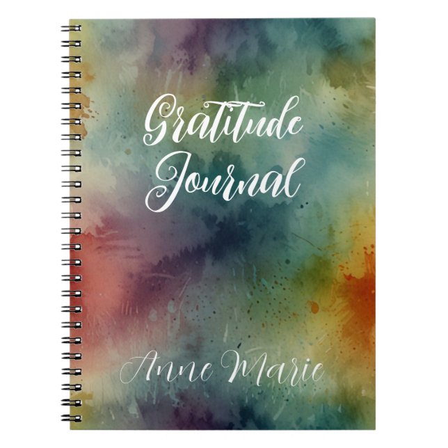 Cuaderno Diario de gratitud diaria | Reflexión consciente  (Frente)