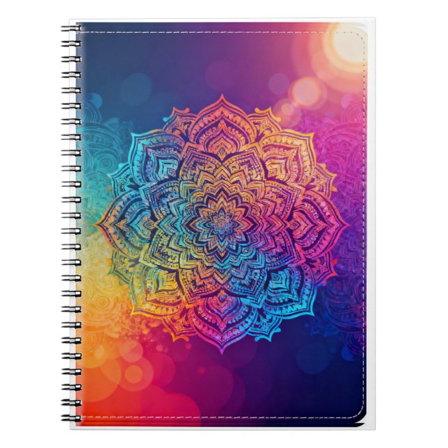 Cuaderno Diario de Gratitud Mandala – Mindfulness Diario (Frente)