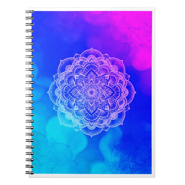Cuaderno Diario de Gratitud Mandala – Mindfulness Diario (Frente)