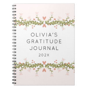 Cuaderno Diario de gratitud personalizado