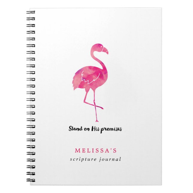 Cuaderno Diario de guiones personalizados de flamenco de co (Frente)