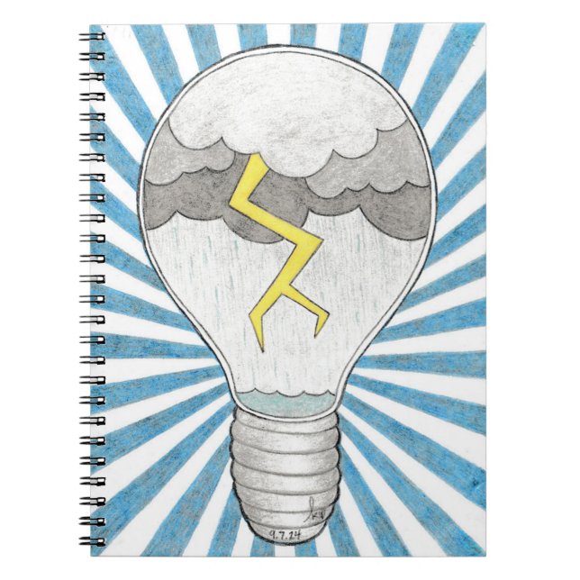 Cuaderno Diario de Ideas Brillantes de Krisalaneous (Frente)