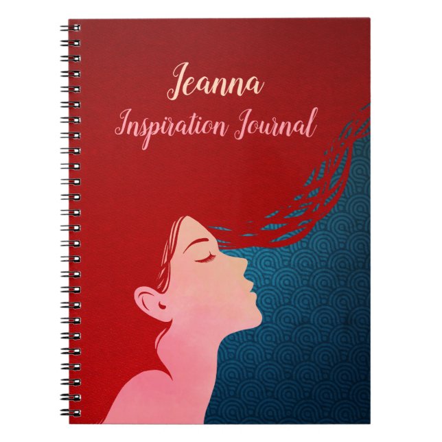 Cuaderno Diario de inspiración personalizado (Frente)