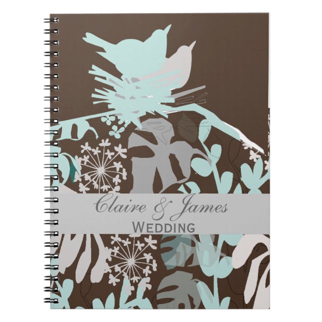 Cuaderno Diario de invitado de Boda de moda (Frente)