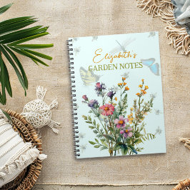 Cuaderno Diario de Jardín Personalizado