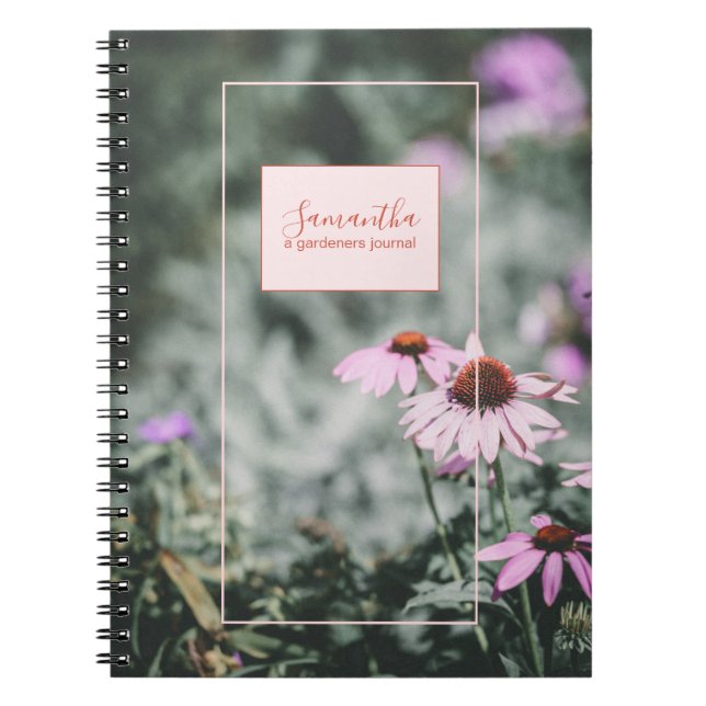 Cuaderno Diario de jardineros personalizado (Frente)