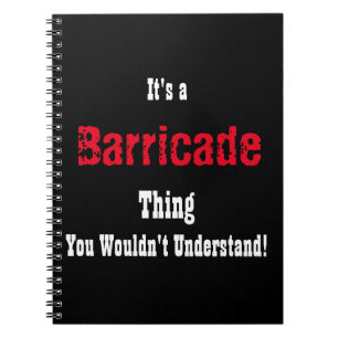 Cuaderno Diario de la barricada de Les Miserables