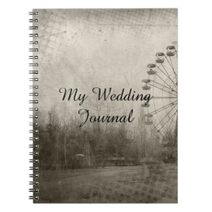 Cuaderno Diario de la boda del sombrero de copa del