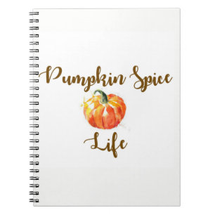 Cuaderno Diario de la especia de la calabaza