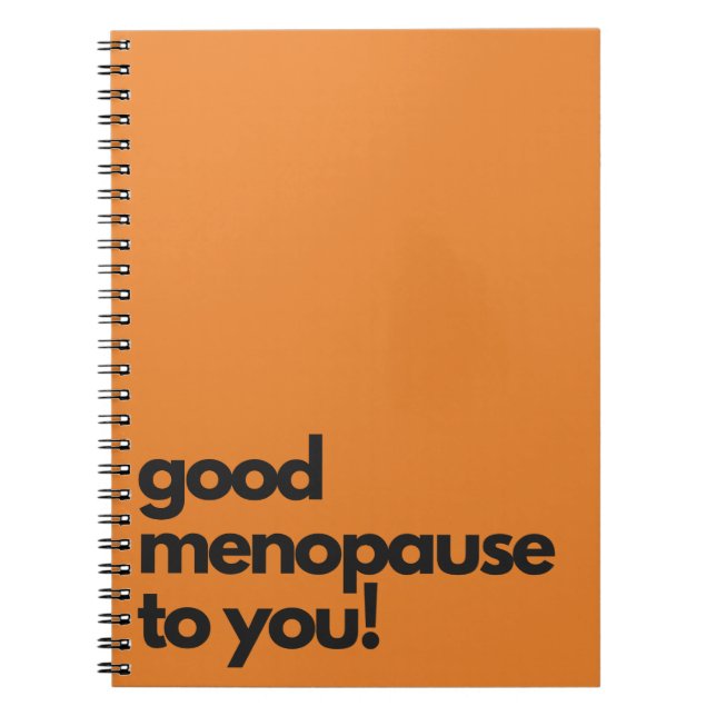 Cuaderno Diario de la menopausia (Frente)