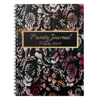 Cuaderno DIARIO de la PUREZA (floral)