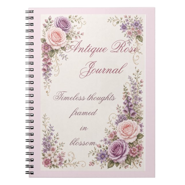 Cuaderno Diario de la Rosa Antigua (Frente)