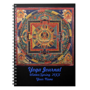 Cuaderno Diario de la yoga de la mandala de Buda