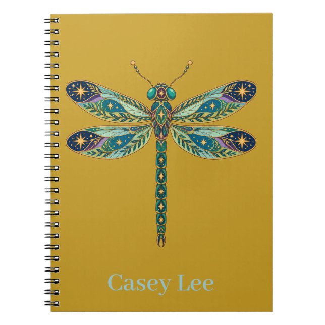 Cuaderno Diario de Libélula Mística/ (Frente)