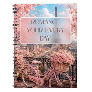 Cuaderno Diario de líneas Estética de París para enamorar t
